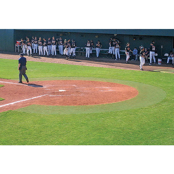 Beacon Turf Halos installed on home plate