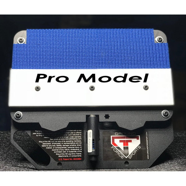 King of the Swing Pro Baseball Swing Trainer Blue Color Upright View