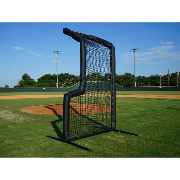 Pro 5 x 7 L-Screen with Head Protector Side Angle View