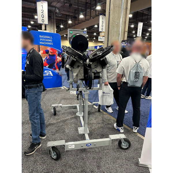 TranzHit™ Portable Pitching Machine Hitting Station front view