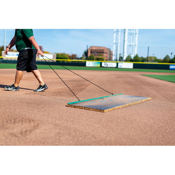 Cocoa Mat Baseball Field Drag Close Up View