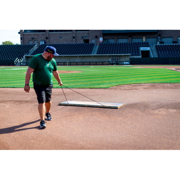 Cocoa Mat Baseball Field Drag In Use