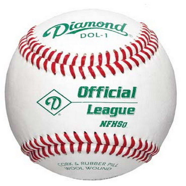 Diamond Youth & High School Practice Baseballs - One Dozen