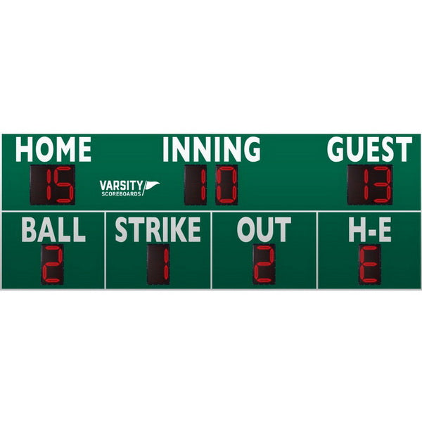 Electronic Baseball Scoreboard with Pitch Count - 3388HH