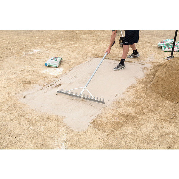 Field Armor Batter's Box Protection Panels rake dirt
