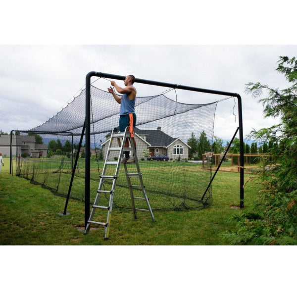 Iron Horse Commercial Batting Cage System Frame and Net Set Up