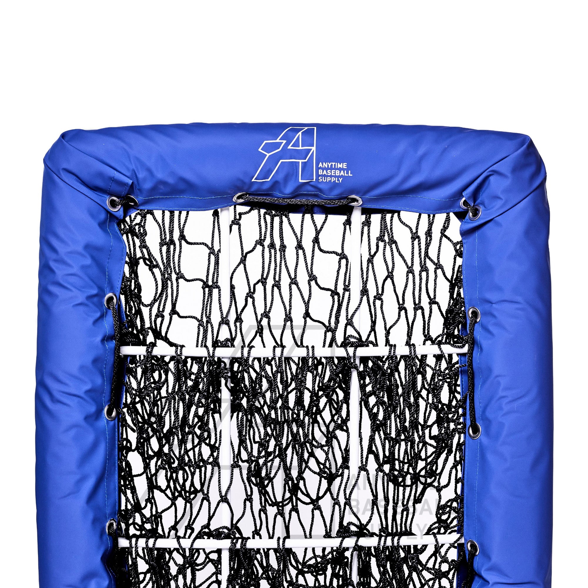 No Hitter Net 9 Hole Pitching Net Blue Half Shot