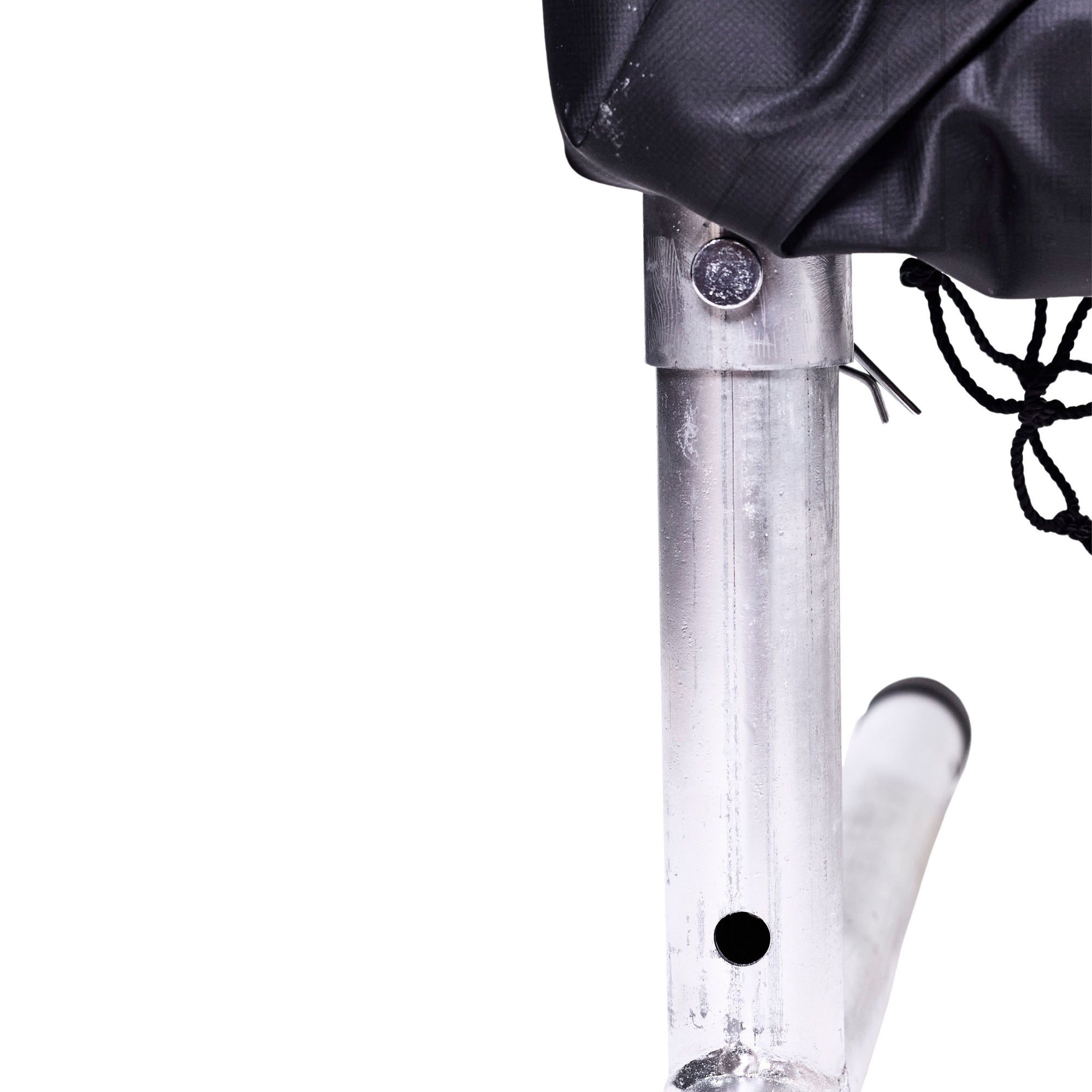 No Hitter Net 9 Square Pitching Net Black Frame Close Up