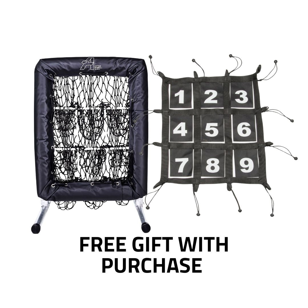 No Hitter Net with Free Pitching Target