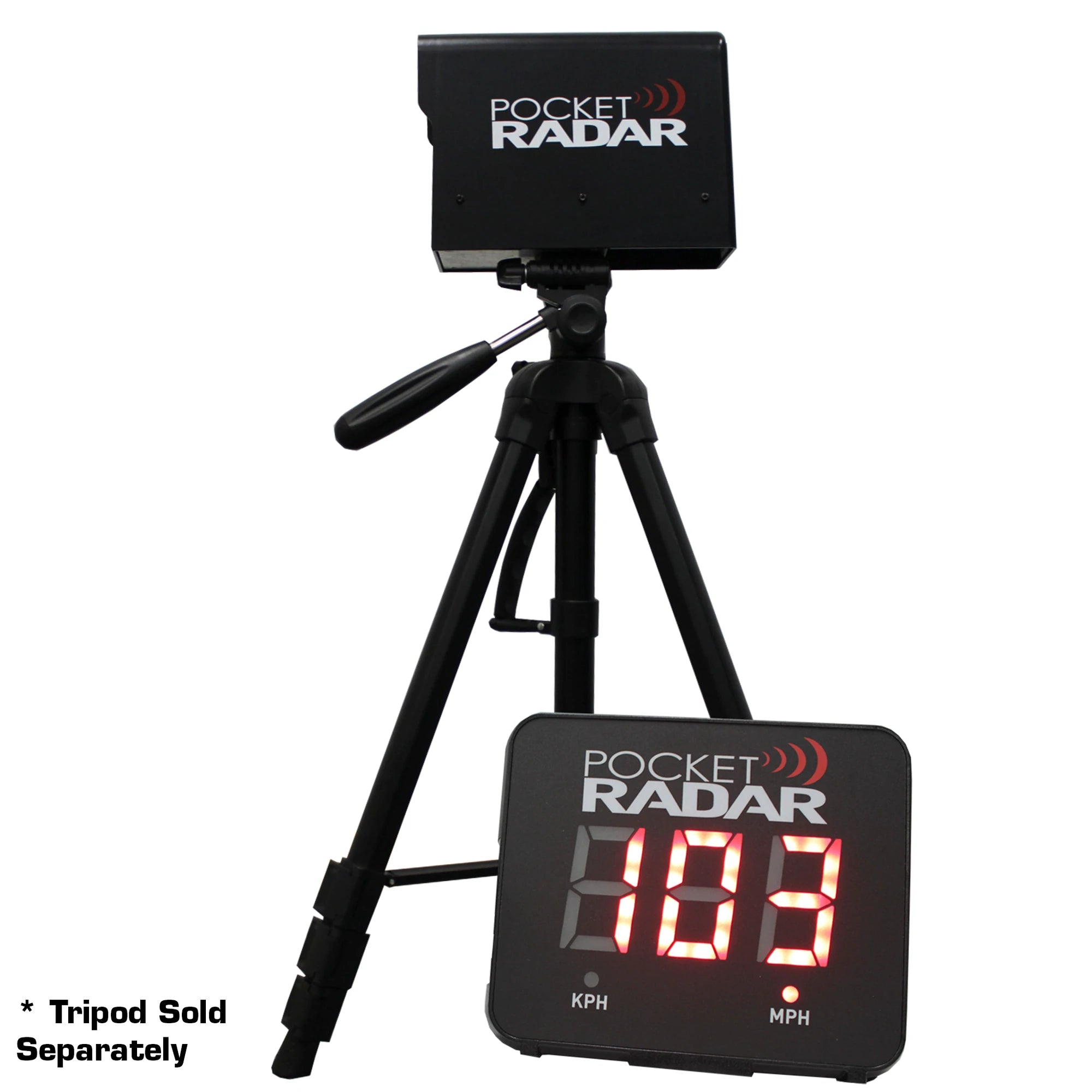 Smart Display for Smart Coach Pocket Radar with Tripod