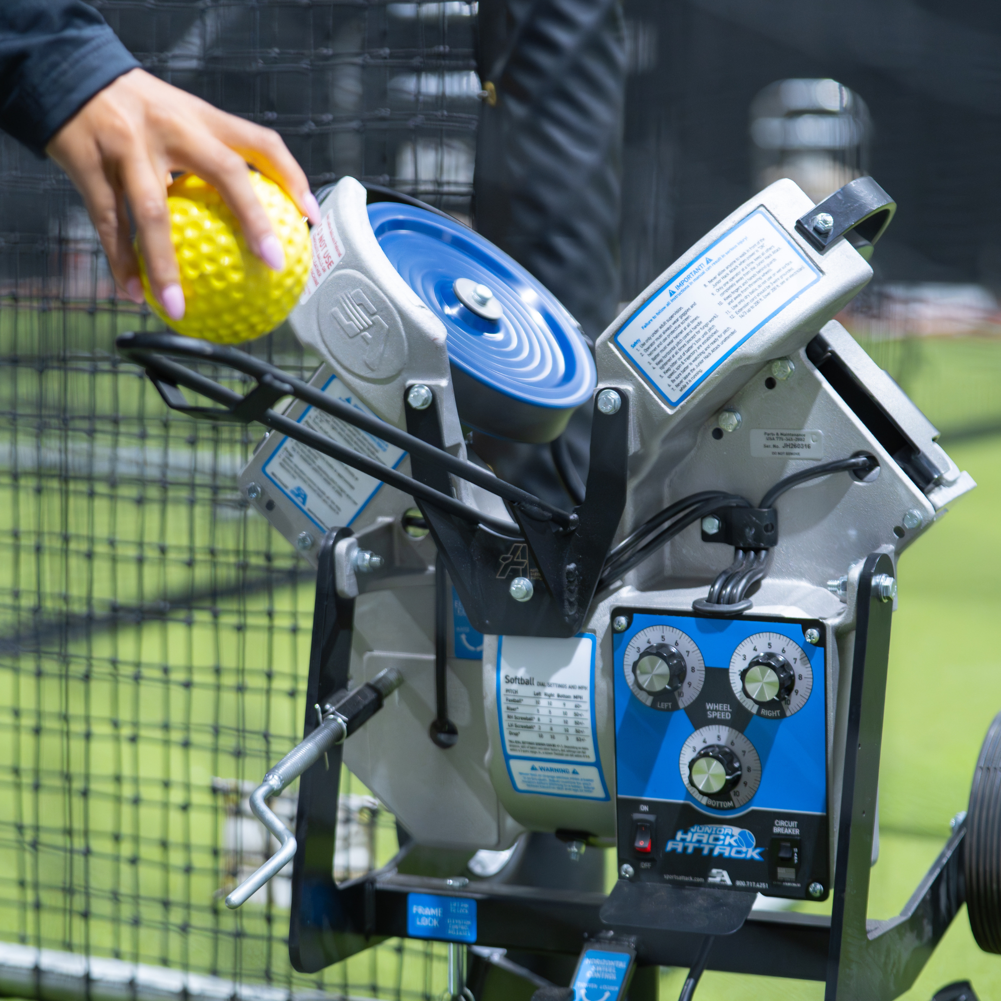Softball - Timing Chutes™ for Hack and Jr. Hack Attack Pitching Machines