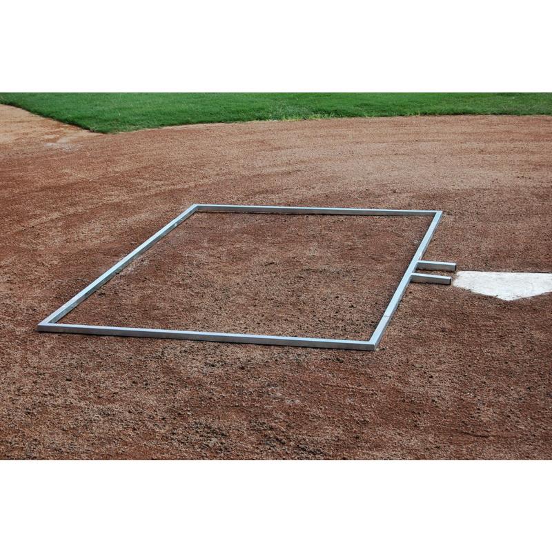 Steel Batters Box Template for Baseball - 4'x6'