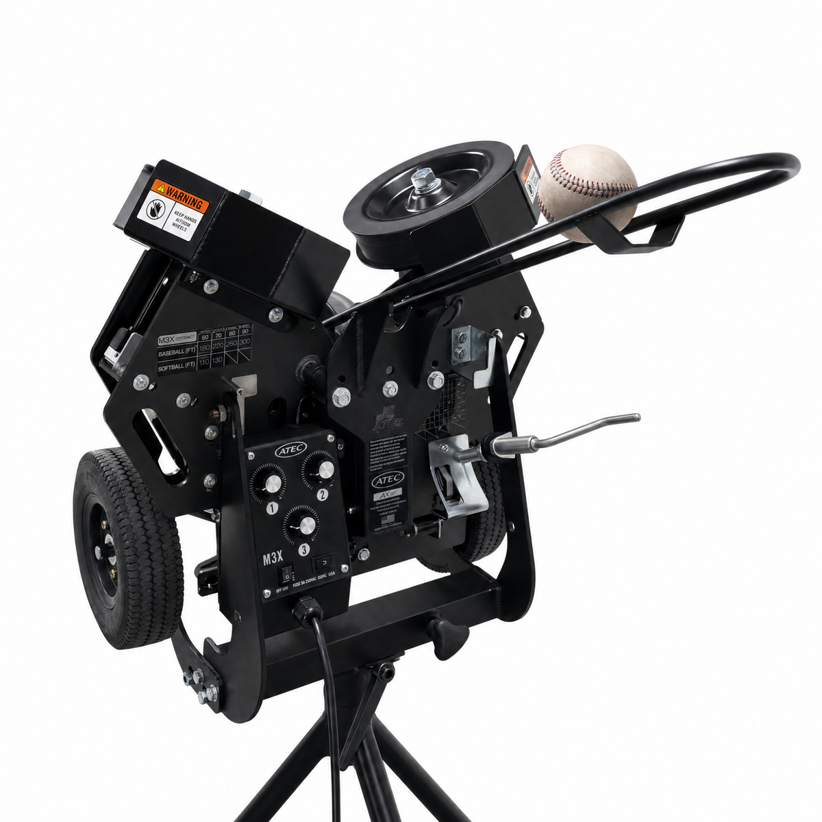 Timing Chute™ for ATEC MX3 Baseball and Softball Pitching Machine