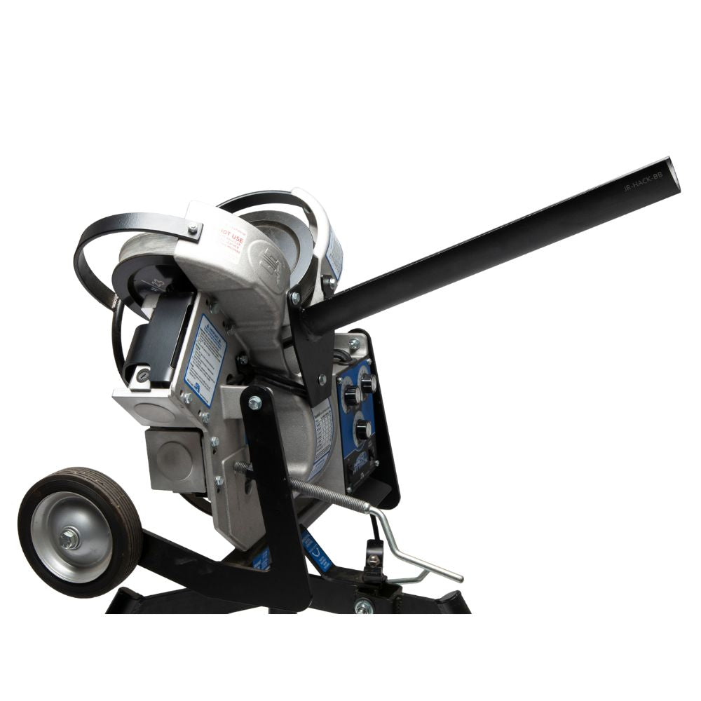 Perfect Timing™ Extended Pitching Machine Chutes for Junior Hack Attack Pitching Machines Side View