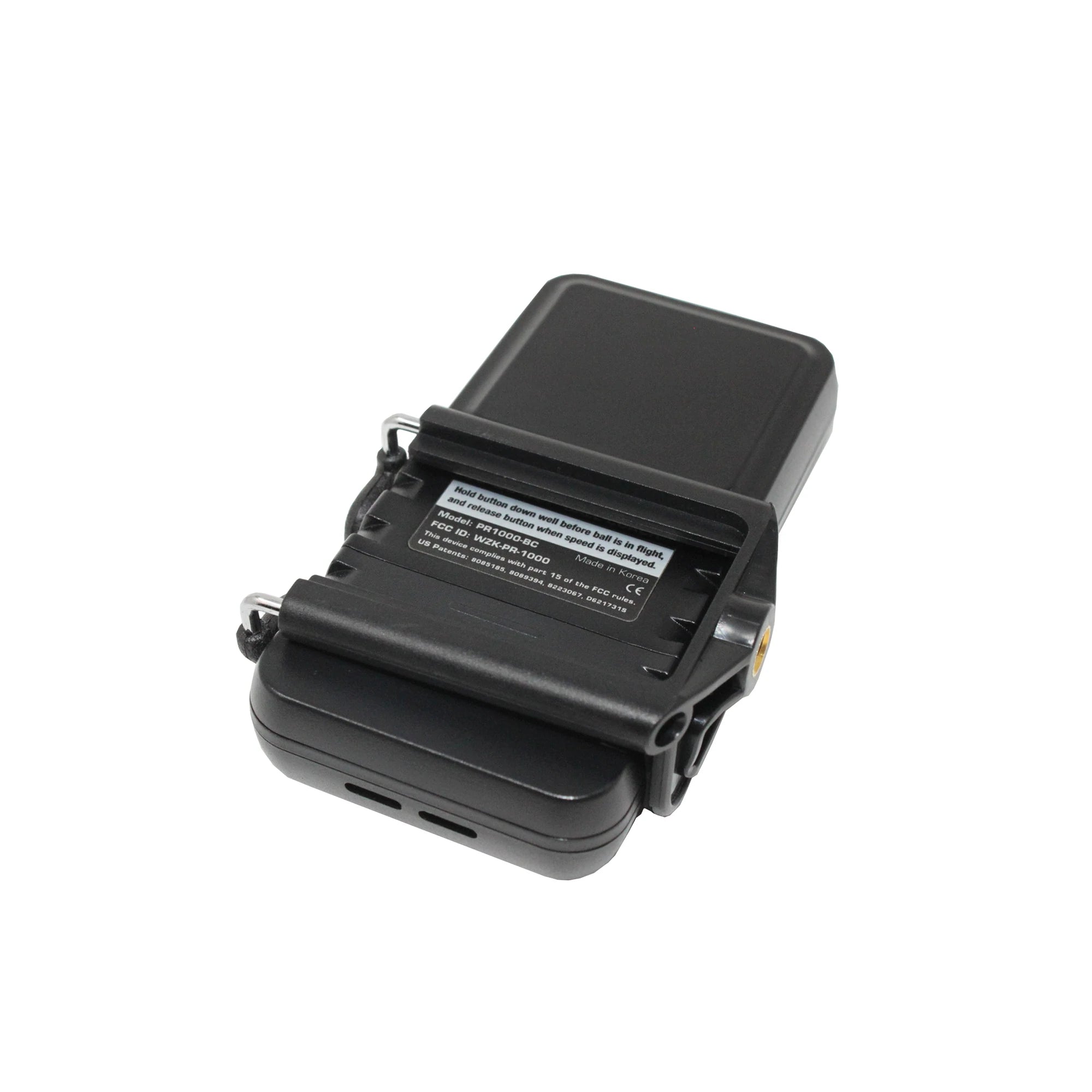 Tripod Mount for Pocket Radar with Device Back View