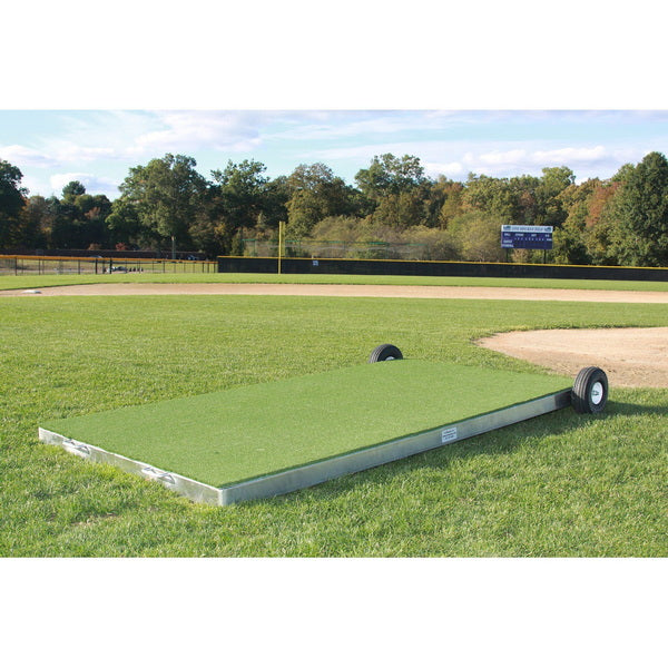 6" Portable Pitching Platform With Wheels