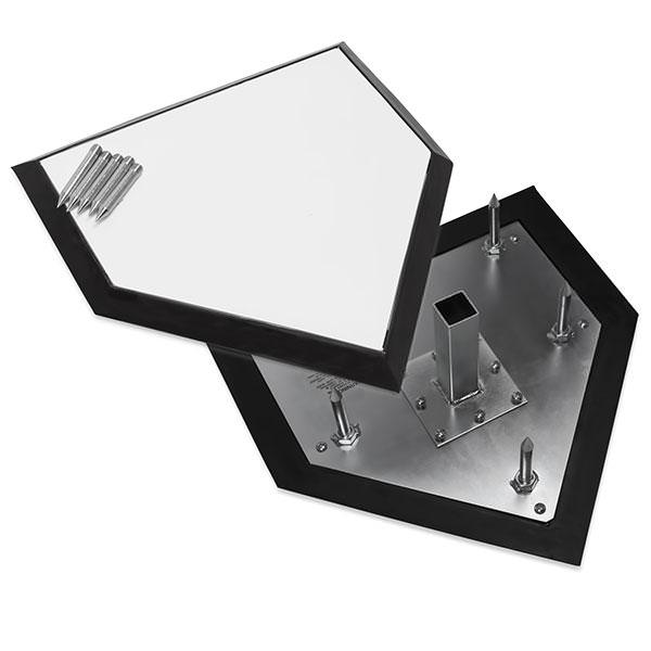 Champion Sports Universal Home Plate both parts view