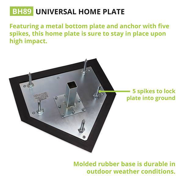 Champion Sports Universal Home Plate bottom view