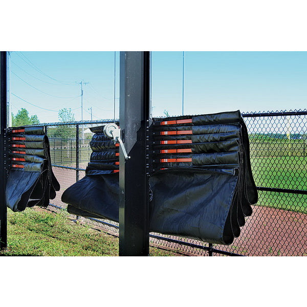 InstantEye Retractable Batter’s Eye Windsreen Collapsed View