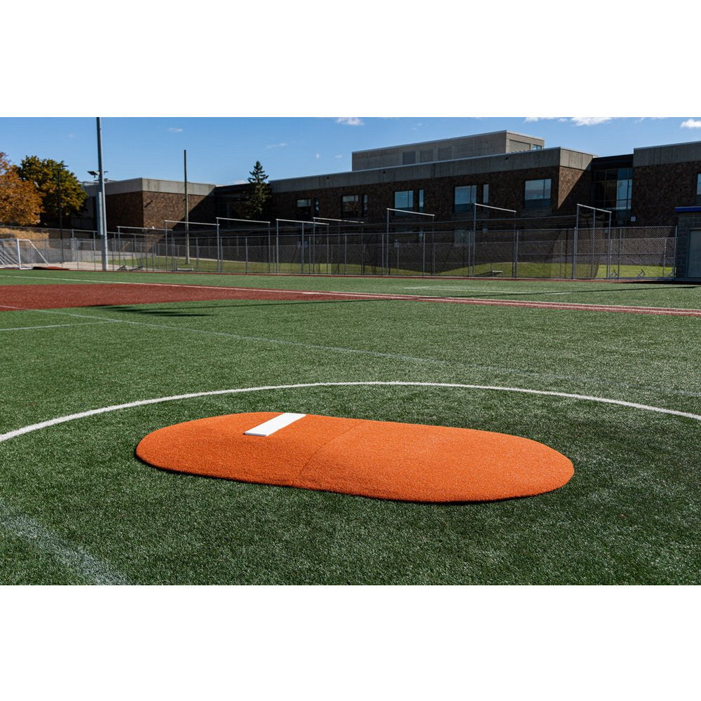 PortoLite 6" Two-Piece Youth League Pitching Mound clay side view