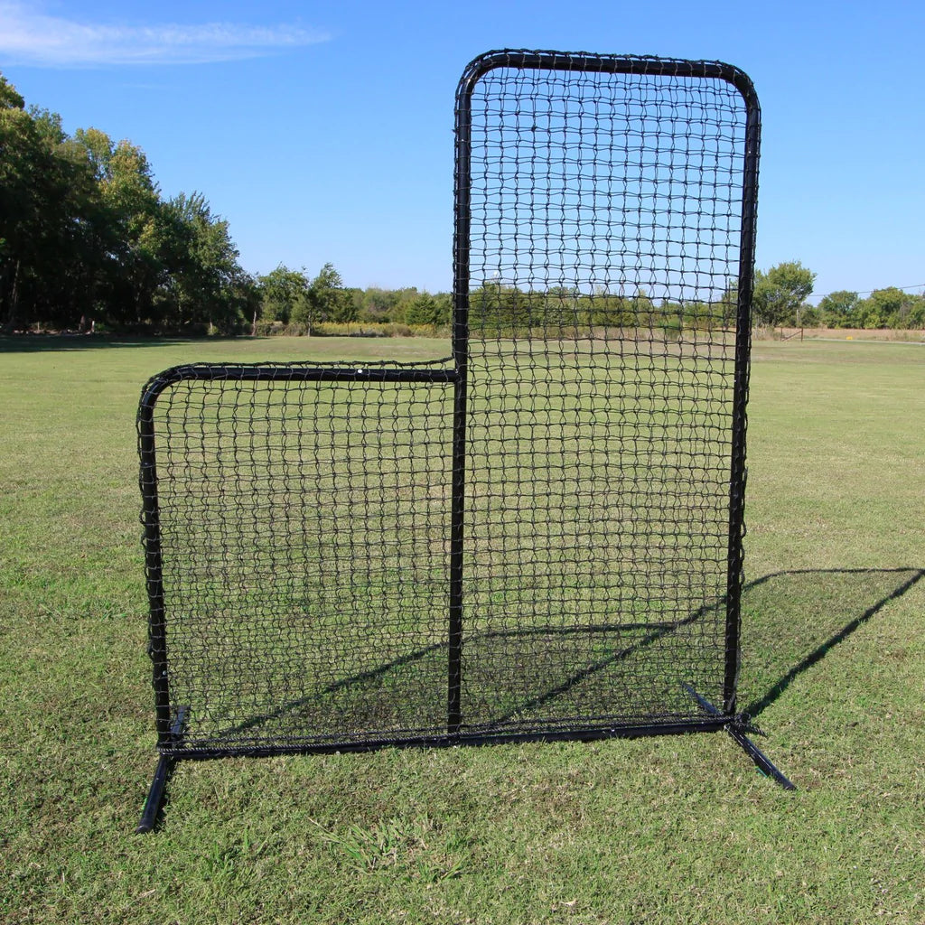 Residential Baseball L-Screen in the field