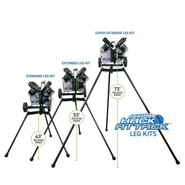 Extended Legs for Jr Hack Attack Pitching Machine