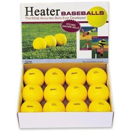 Heater Dimpled Pitching Machine Baseballs