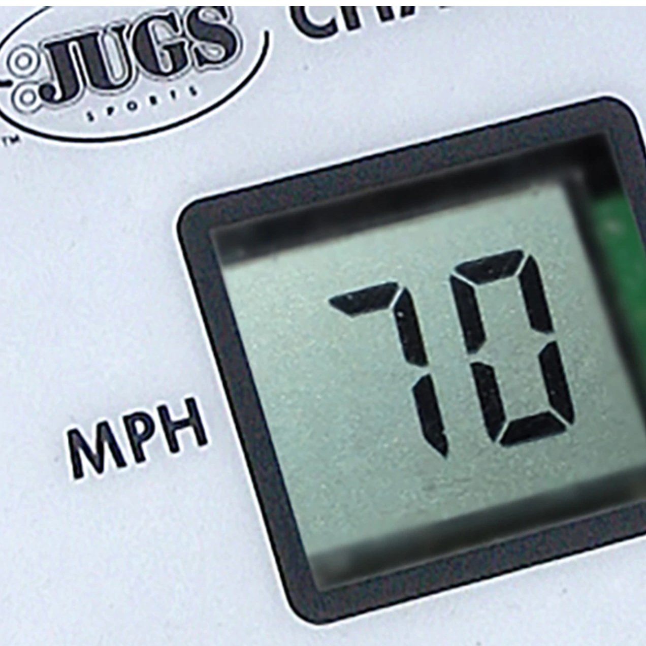 Jugs BP1 Pitching Machine for Baseball or Softball Digital Readout Display Close Up View
