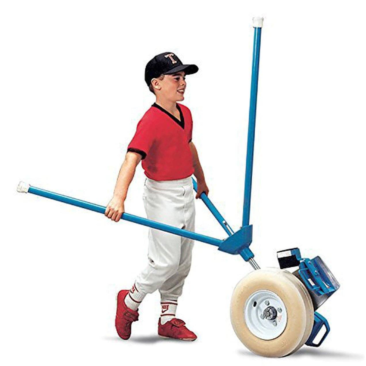 Jugs BP1 Pitching Machine for Baseball or Softball Being Transported