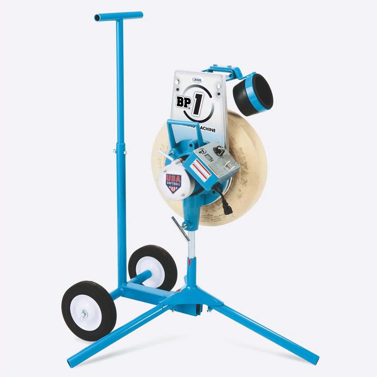Jugs BP1 Pitching Machine for Softball with Transport Cart
