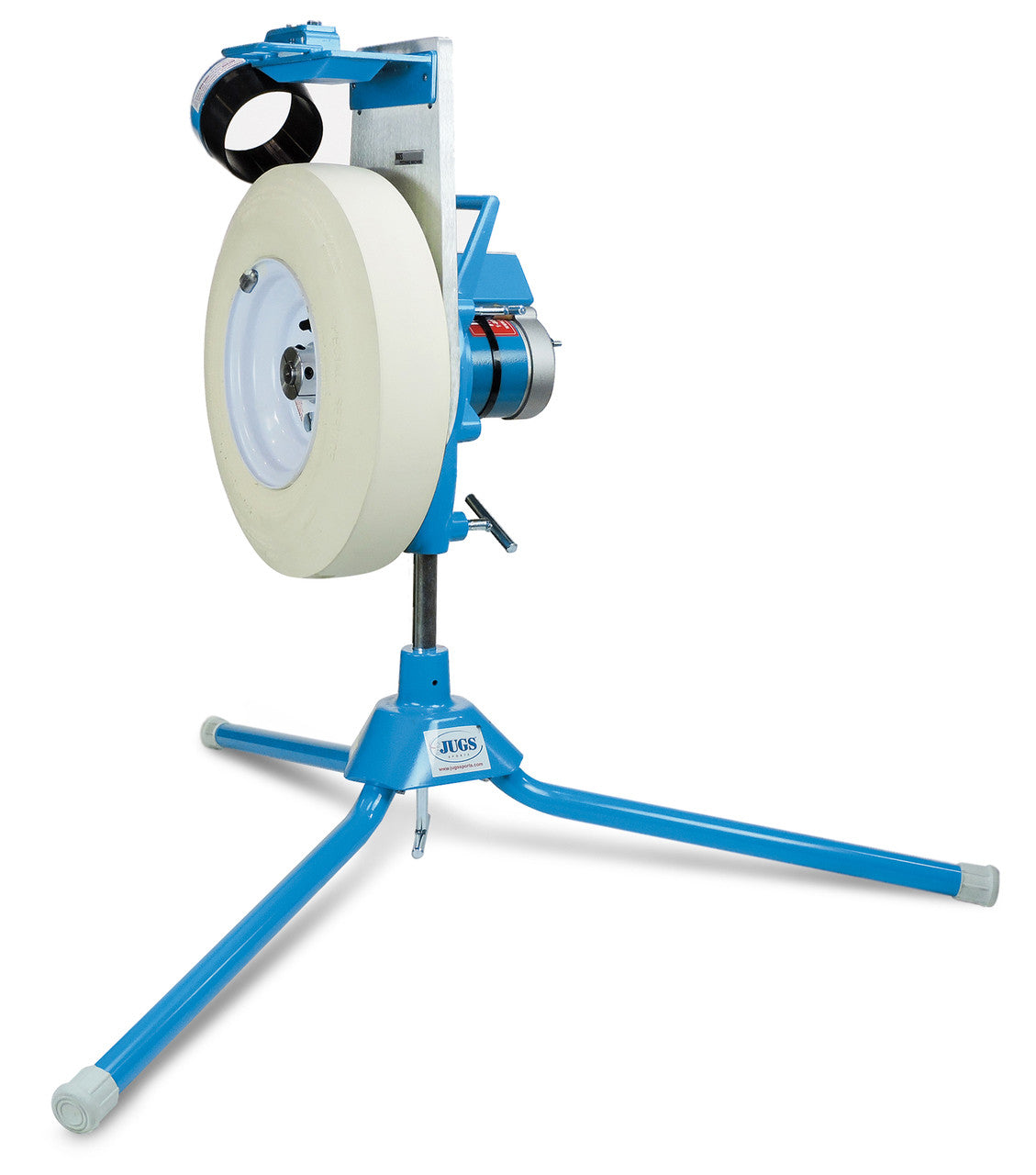 Jugs BP1 Pitching Machine for Softball Front Angled View