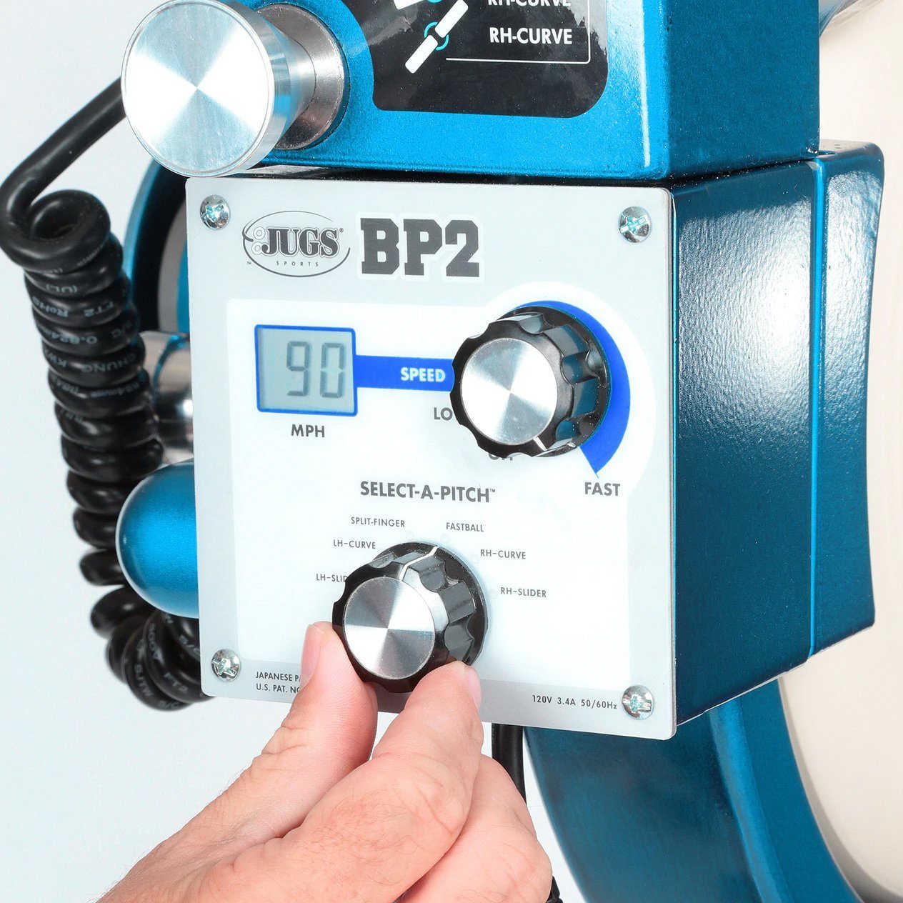 Jugs BP2 Baseball Pitching Machine Select A Pitch Dial