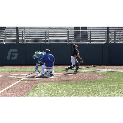 Jugs SP3 Baseball Pitching Machine Used in Practice