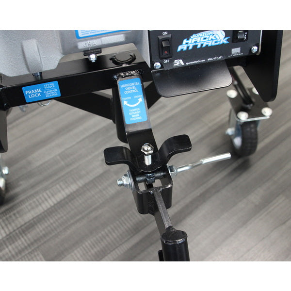 Jr. Hack Attack Softball Pitching Machine Base Close Up