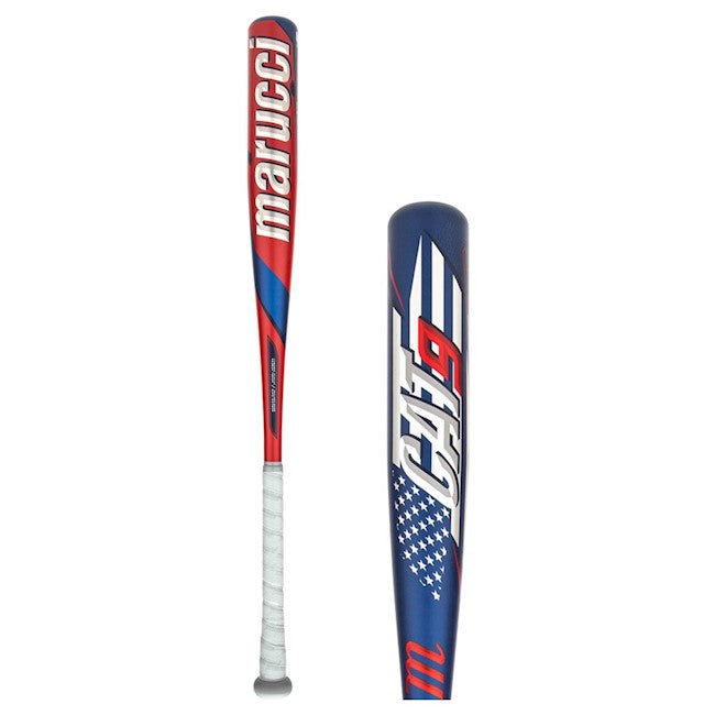 Marucci CAT 9 Pastime -3 BBCOR Baseball Bat vertical view