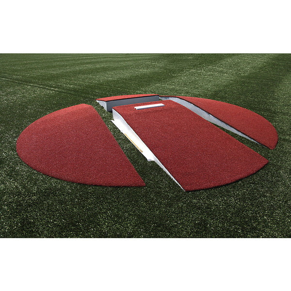 The Youth Mound™ 7" Portable Pitching Mound Clay Disassembled