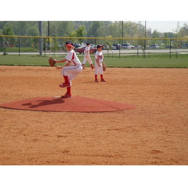 The Youth Mound™ 7" Portable Pitching Mound With Player