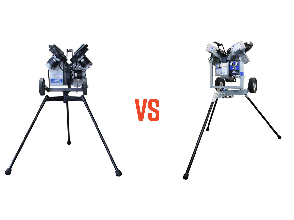 Hack Jr Pitching Machine Jr Hack Attack vs Hack Attack Pitching Machine