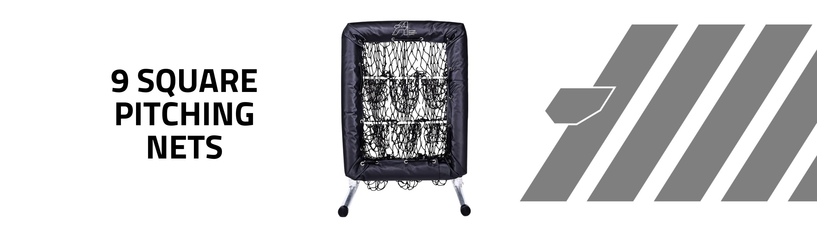 9 Square Pitching Nets With Strike Zone