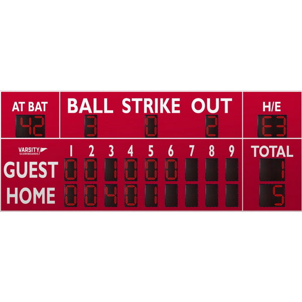 20' Electronic Baseball Scoreboard - 3358