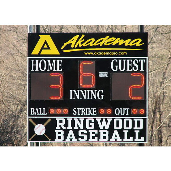 3314HH Electronic Baseball Scoreboard with Pitch Display Akadema
