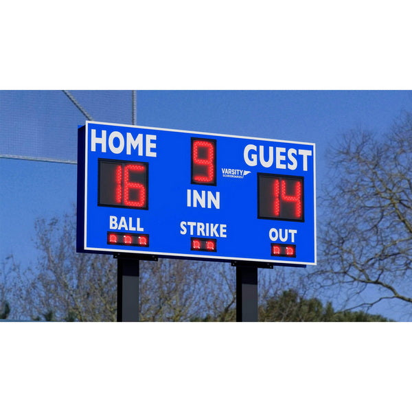 3314HH Electronic Baseball Scoreboard with Pitch Display Sample In the Field