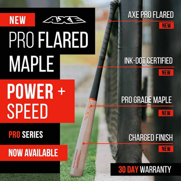 Axe Flared Pro Series Wood Baseball Bat Details