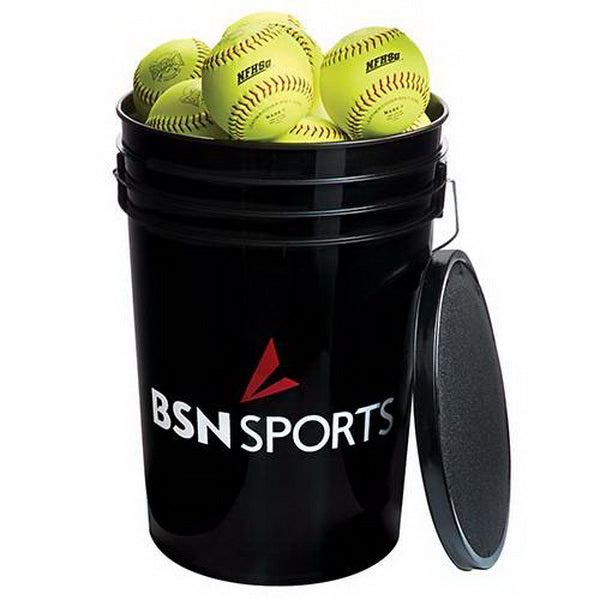 BSN Bucket of Practice Softballs
