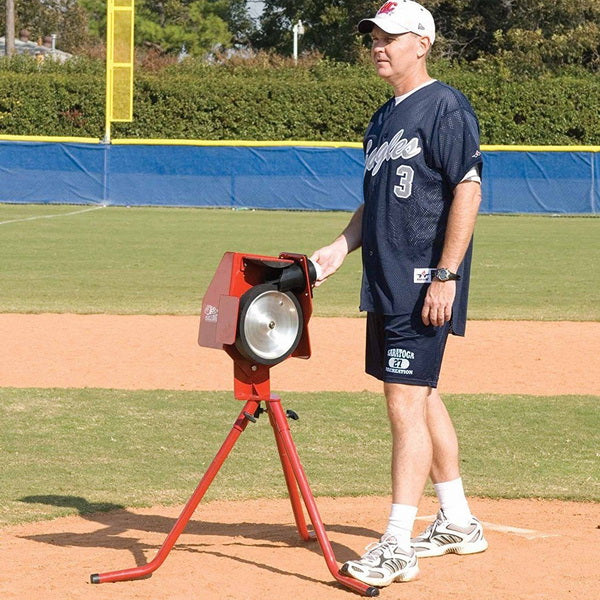 Bulldog Combination Pitching Machine For Baseball And Softball long legs