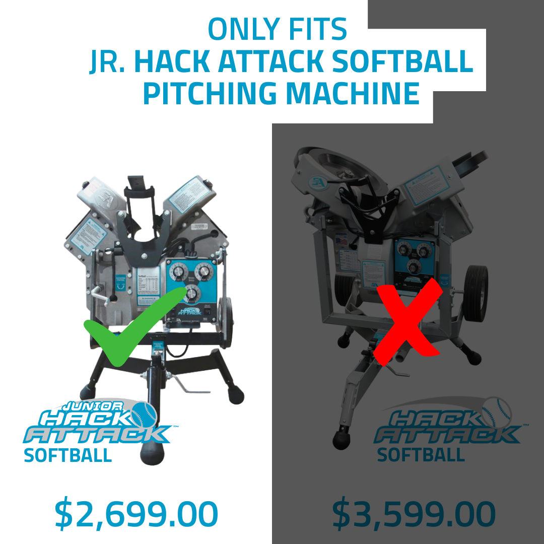 Softball - Timing Chutes™ for Jr. Hack Attack Pitching Machines