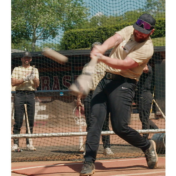 Mine Baseball The Natural Baseball Bat - Power Player Swinging