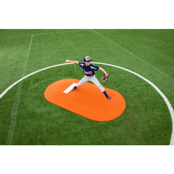 PortoLite 6" Full-Size Youth League Portable Pitching Mound Side Angle View