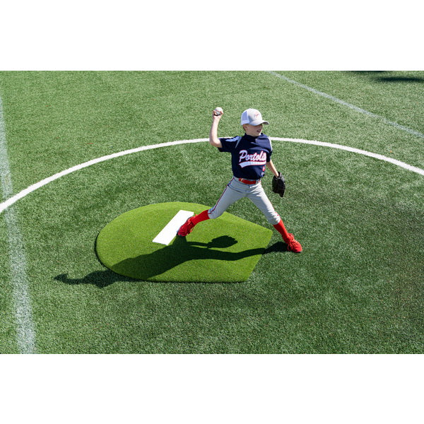 PortoLite 6" Stride Off Portable Youth Pitching Mound For Baseball