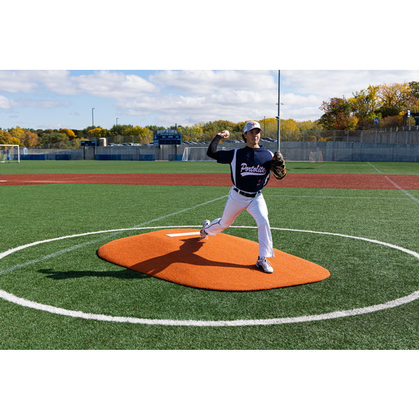 Portolite 10" Full Length Portable Pitching Mound for High School